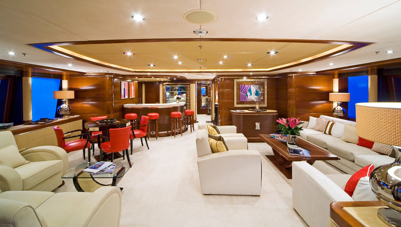 yachts with deck saloon